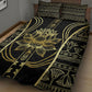 Egypt The Lotus Quilt Bed Set Gold Bloom Hieroglyphic Patterns