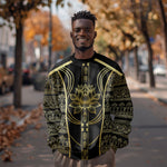Egypt The Lotus Sweatshirt Gold Bloom Hieroglyphic Patterns