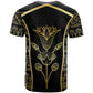 Egypt The Lotus T shirt Gold Bloom Hieroglyphic Patterns