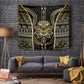 Egypt The Lotus Tapestry Gold Bloom Hieroglyphic Patterns