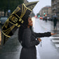 Egypt The Lotus Umbrella Gold Bloom Hieroglyphic Patterns