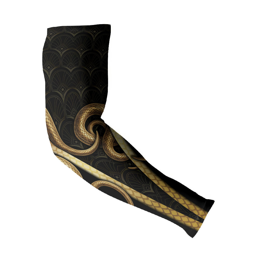 Egypt Uraeus Arm Sleeves Gold Cobra Luxury Style
