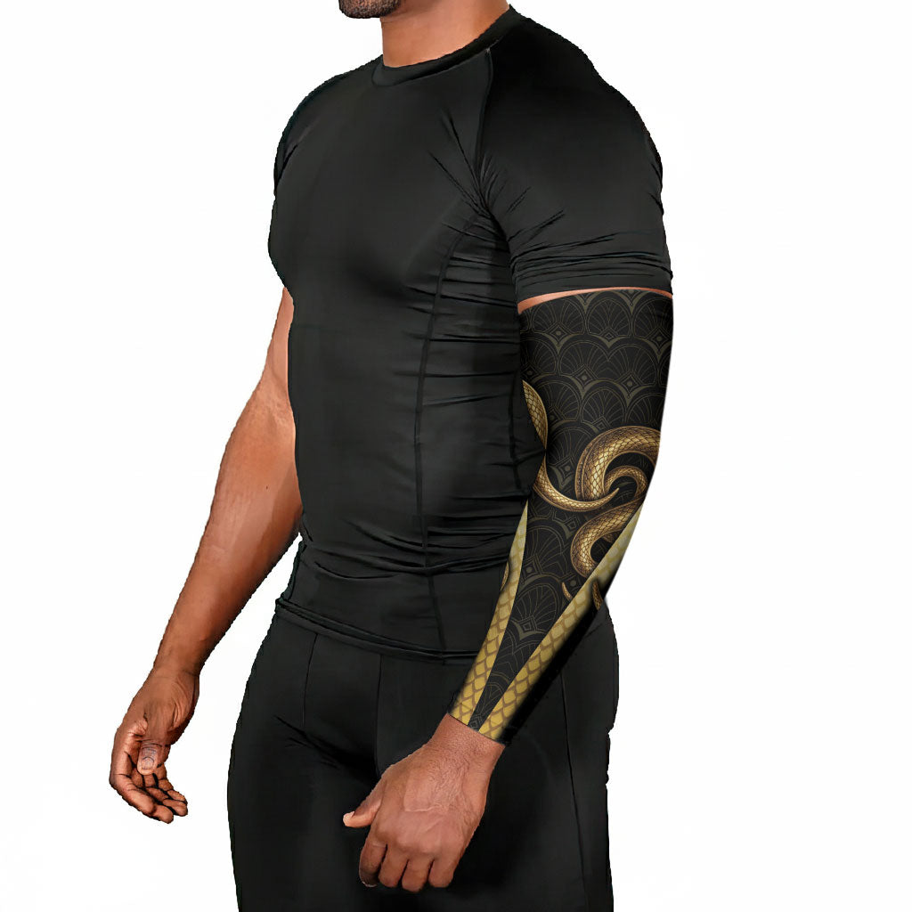 Egypt Uraeus Arm Sleeves Gold Cobra Luxury Style