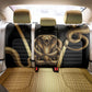 Egypt Uraeus Back Car Seat Cover Gold Cobra Luxury Style