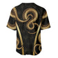 Egypt Uraeus Baseball Jersey Gold Cobra Luxury Style