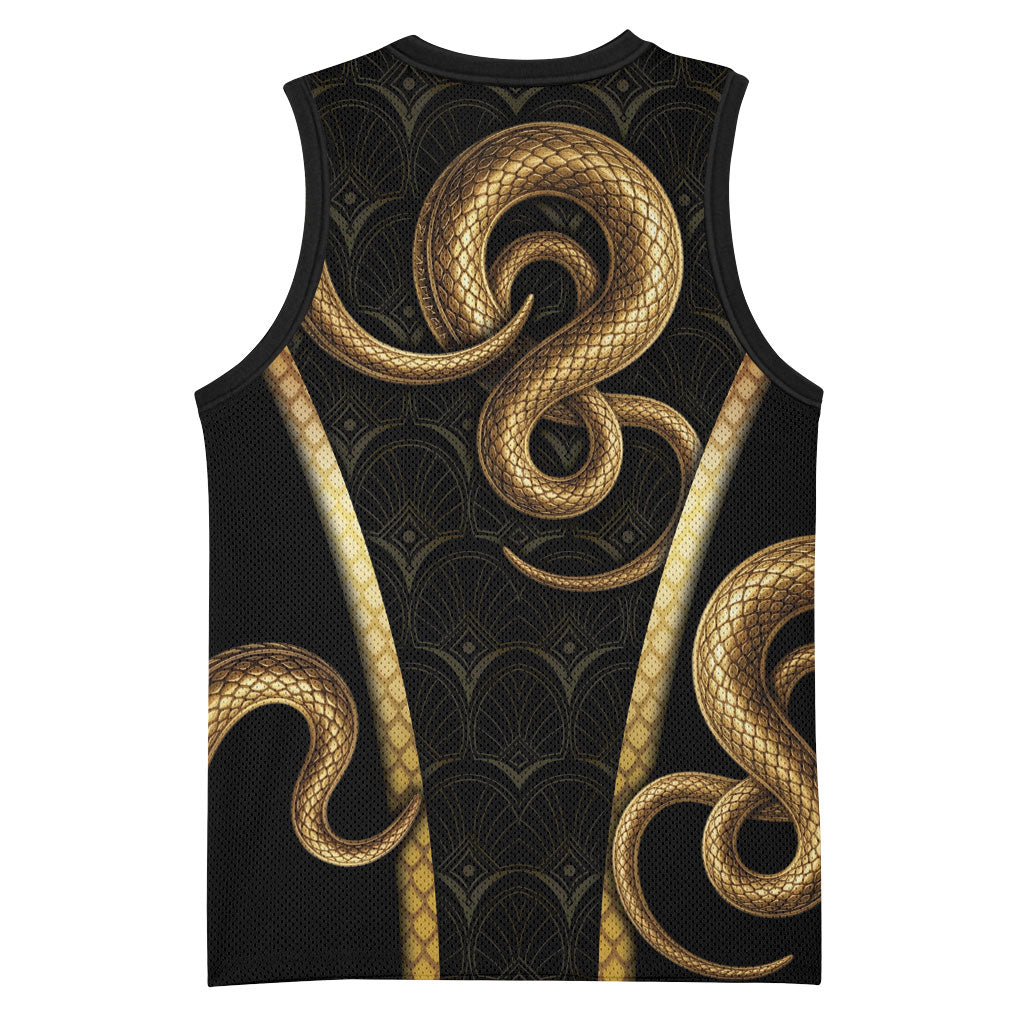 Egypt Uraeus Basketball Jersey Gold Cobra Luxury Style