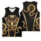 Egypt Uraeus Basketball Jersey Gold Cobra Luxury Style