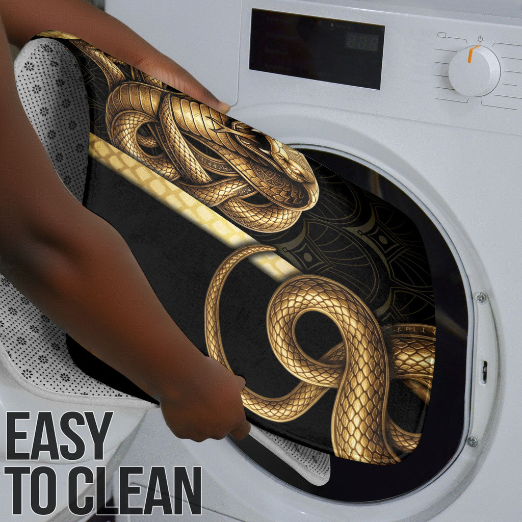 Egypt Uraeus Bathroom Set Gold Cobra Luxury Style