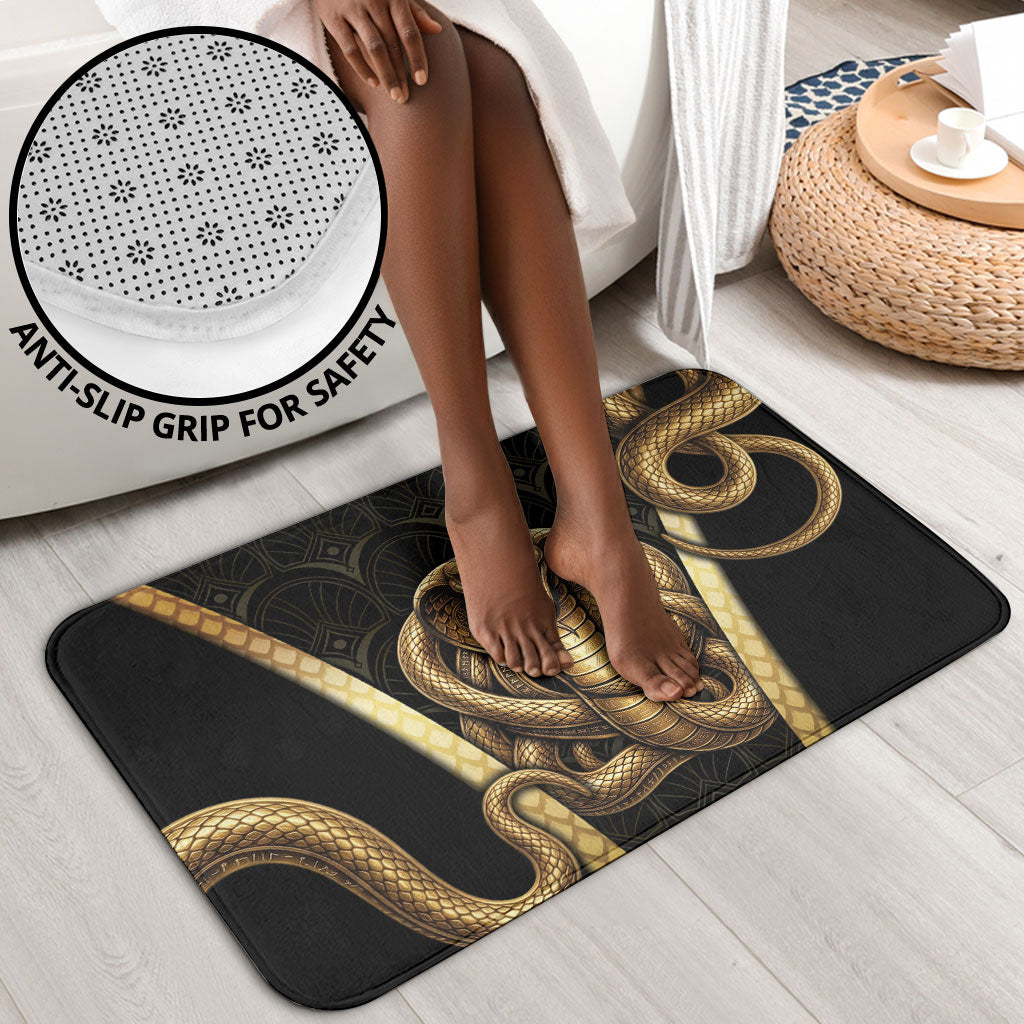 Egypt Uraeus Bathroom Set Gold Cobra Luxury Style