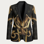 Egypt Uraeus Blazer Gold Cobra Luxury Style