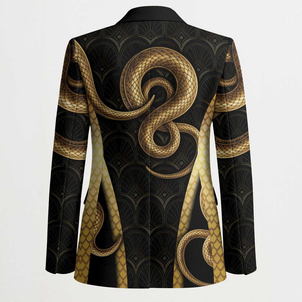 Egypt Uraeus Blazer Gold Cobra Luxury Style
