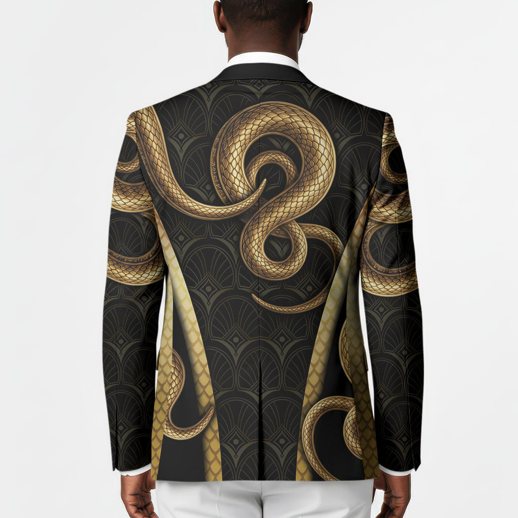 Egypt Uraeus Blazer Gold Cobra Luxury Style
