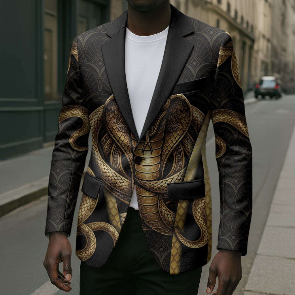 Egypt Uraeus Blazer Gold Cobra Luxury Style