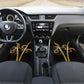 Egypt Uraeus Car Mats Gold Cobra Luxury Style