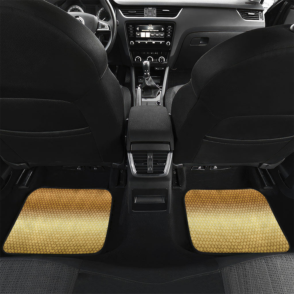 Egypt Uraeus Car Mats Gold Cobra Luxury Style