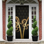 Egypt Uraeus Door Cover Gold Cobra Luxury Style
