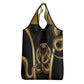 Egypt Uraeus Grocery Bag Gold Cobra Luxury Style