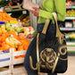 Egypt Uraeus Grocery Bag Gold Cobra Luxury Style