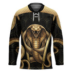 Egypt Uraeus Hockey Jersey Gold Cobra Luxury Style