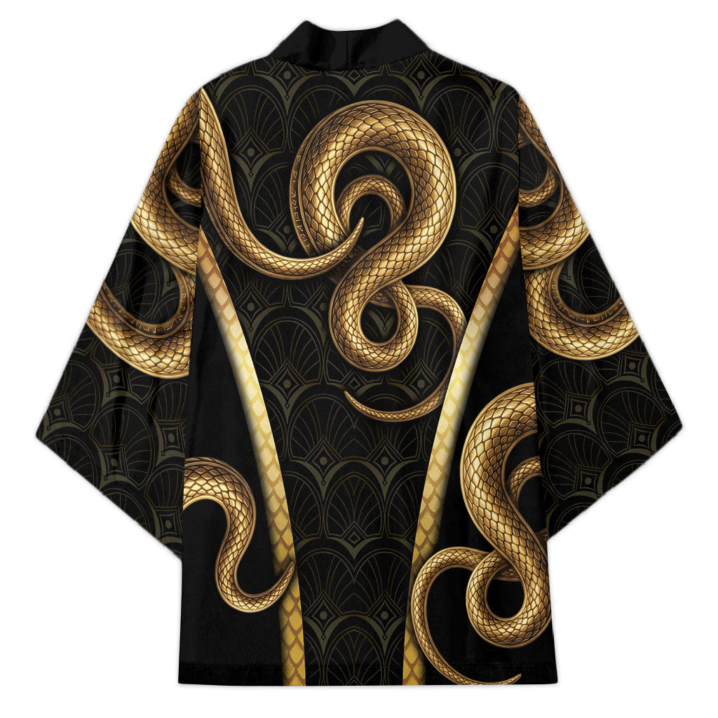 Egypt Uraeus Kimono Gold Cobra Luxury Style