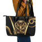 Egypt Uraeus Leather Tote Bag Gold Cobra Luxury Style