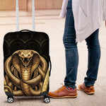 Egypt Uraeus Luggage Cover Gold Cobra Luxury Style