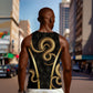 Egypt Uraeus Men Tank Top Gold Cobra Luxury Style