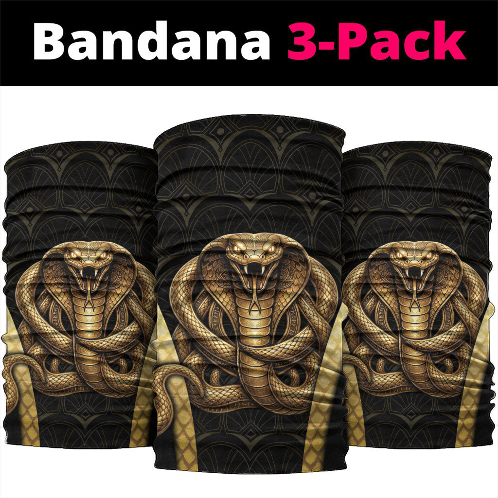 Egypt Uraeus Neck Gaiter Gold Cobra Luxury Style