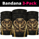 Egypt Uraeus Neck Gaiter Gold Cobra Luxury Style