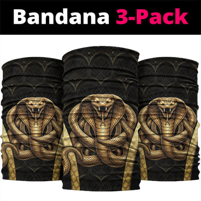 Egypt Uraeus Neck Gaiter Gold Cobra Luxury Style