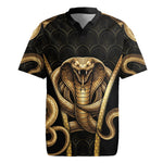 Egypt Uraeus Rugby Jersey Gold Cobra Luxury Style