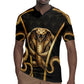 Egypt Uraeus Rugby Jersey Gold Cobra Luxury Style