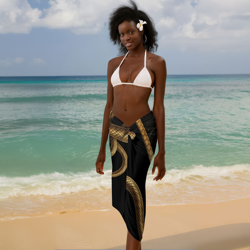 Egypt Uraeus Sarong Gold Cobra Luxury Style