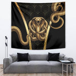 Egypt Uraeus Tapestry Gold Cobra Luxury Style