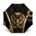 Egypt Uraeus Umbrella Gold Cobra Luxury Style