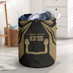 Custom Egypt KA Laundry Basket Gold Symbol Hieroglyphic Texture