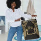 Custom Egypt KA Laundry Basket Gold Symbol Hieroglyphic Texture