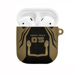 Custom Egypt KA AirPods Case Gold Symbol Hieroglyphic Texture