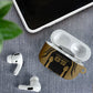 Custom Egypt KA AirPods Case Gold Symbol Hieroglyphic Texture