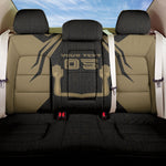 Custom Egypt KA Back Car Seat Cover Gold Symbol Hieroglyphic Texture
