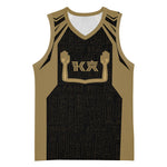 Custom Egypt KA Basketball Jersey Gold Symbol Hieroglyphic Texture