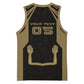 Custom Egypt KA Basketball Jersey Gold Symbol Hieroglyphic Texture