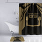 Custom Egypt KA Bathroom Set Gold Symbol Hieroglyphic Texture