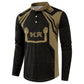 Custom Egypt KA Button Sweatshirt Gold Symbol Hieroglyphic Texture