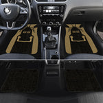 Custom Egypt KA Car Mats Gold Symbol Hieroglyphic Texture