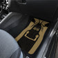 Custom Egypt KA Car Mats Gold Symbol Hieroglyphic Texture