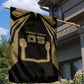Custom Egypt KA Garden Flag Gold Symbol Hieroglyphic Texture