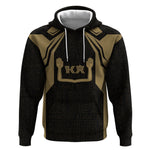 Custom Egypt KA Hoodie Gold Symbol Hieroglyphic Texture