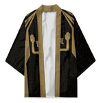 Custom Egypt KA Kimono Gold Symbol Hieroglyphic Texture