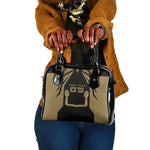 Custom Egypt KA Shoulder Handbag Gold Symbol Hieroglyphic Texture